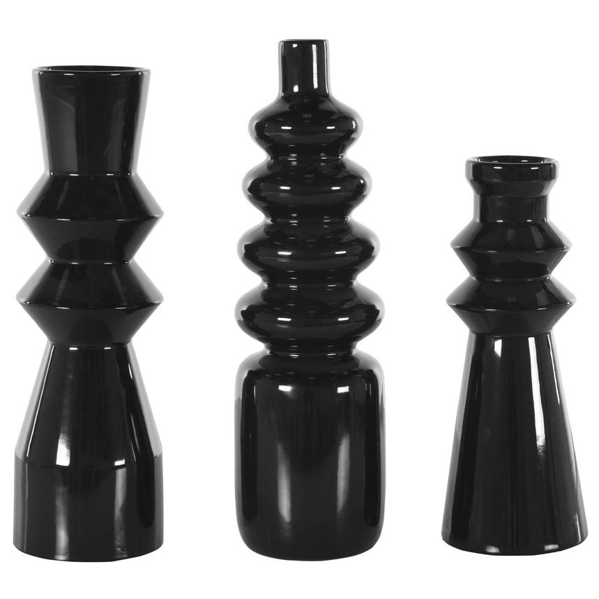 Sable Set of 3 Vases  main image, 1 of 4 images.