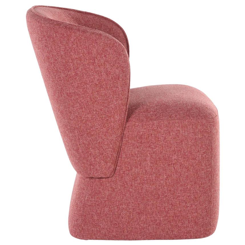 Lottie Pink Side Chair w/Casters  alternate image, 3 of 6 images.