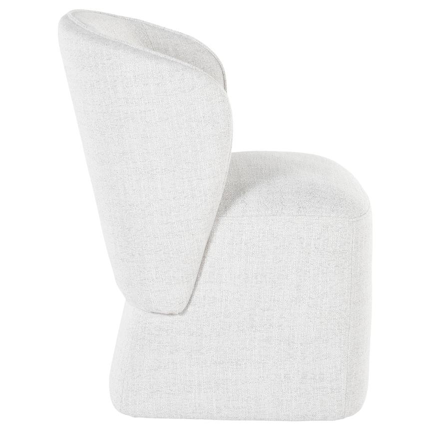 Lottie Ivory Side Chair w/Casters alternate image, 4 of 7 images.