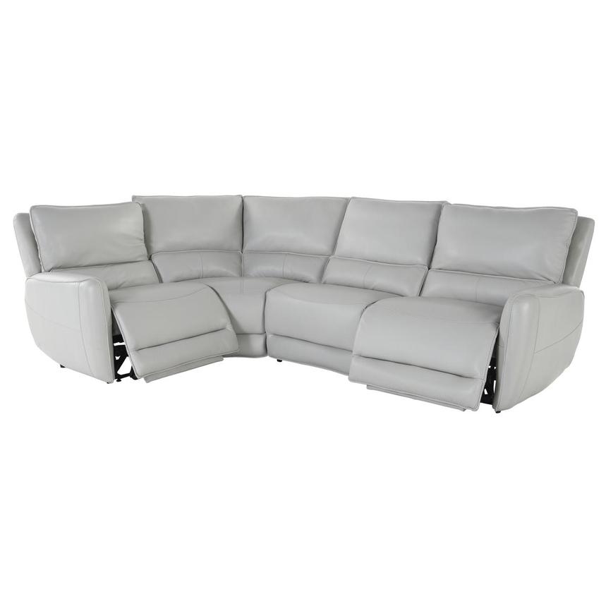 Georgia Leather Power Reclining Sectional with 4PCS/2PWR  alternate image, 2 of 4 images.