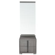 Tivo Gray Right Nightstand w/Mirror  main image, 1 of 4 images.