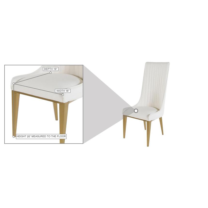 Lillian Gold Side Chair alternate image, 5 of 5 images.
