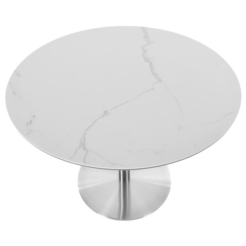 Paloma Silver Round Dining Table  alternate image, 2 of 2 images.