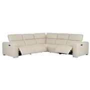 Samar Leather Power Reclining Sectional with 5PCS/3PWR  alternate image, 2 of 8 images.