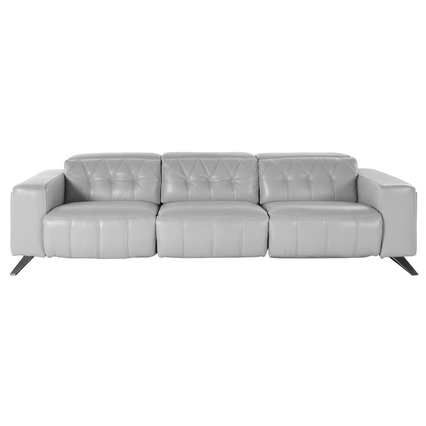 Anchi Silver Oversized Sofa w/3PWR  main image, 1 of 4 images.