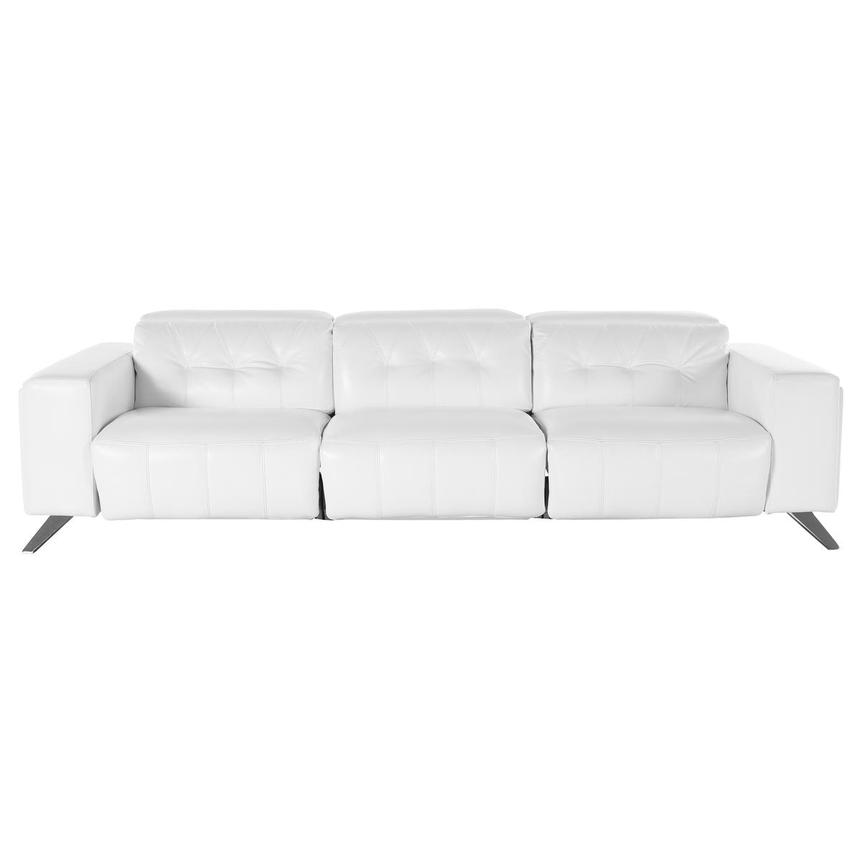 Anchi White Oversized Sofa w/3PWR  main image, 1 of 5 images.