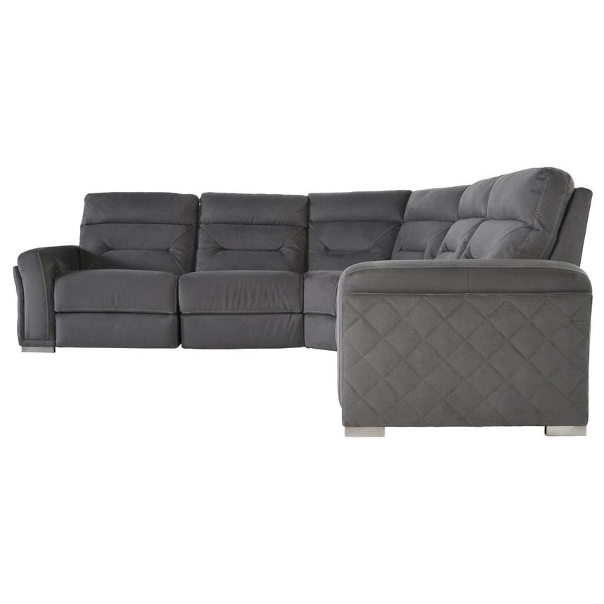 Kim Gray Power Reclining Sectional with 5PCS/2PWR  alternate image, 4 of 6 images.