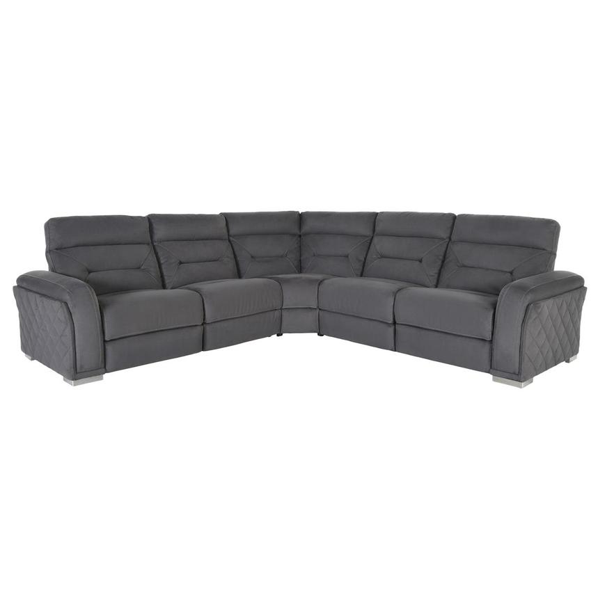 Kim Gray Power Reclining Sectional with 5PCS/2PWR main image, 1 of 6 images.