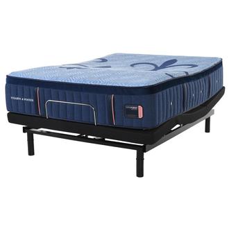 Lux Hybrid-Soft Queen Mattress w/Ease® Powered Base by Stearns & Foster