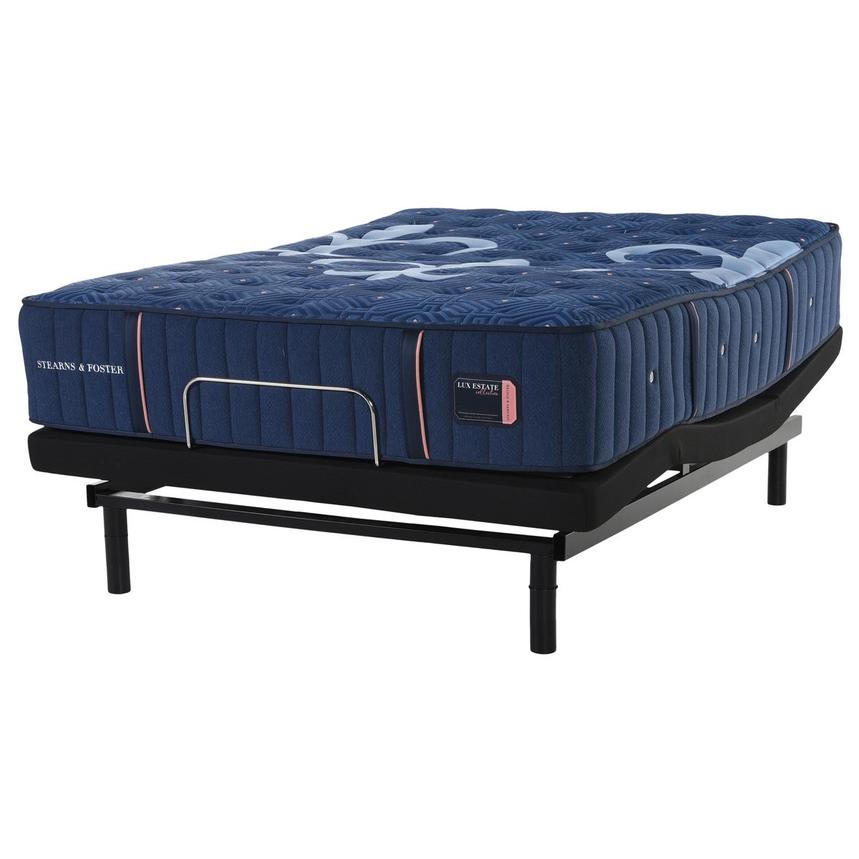 Lux Estate-Medium Queen Mattress w/Ease® Powered Base by Stearns & Foster  main image, 1 of 4 images.