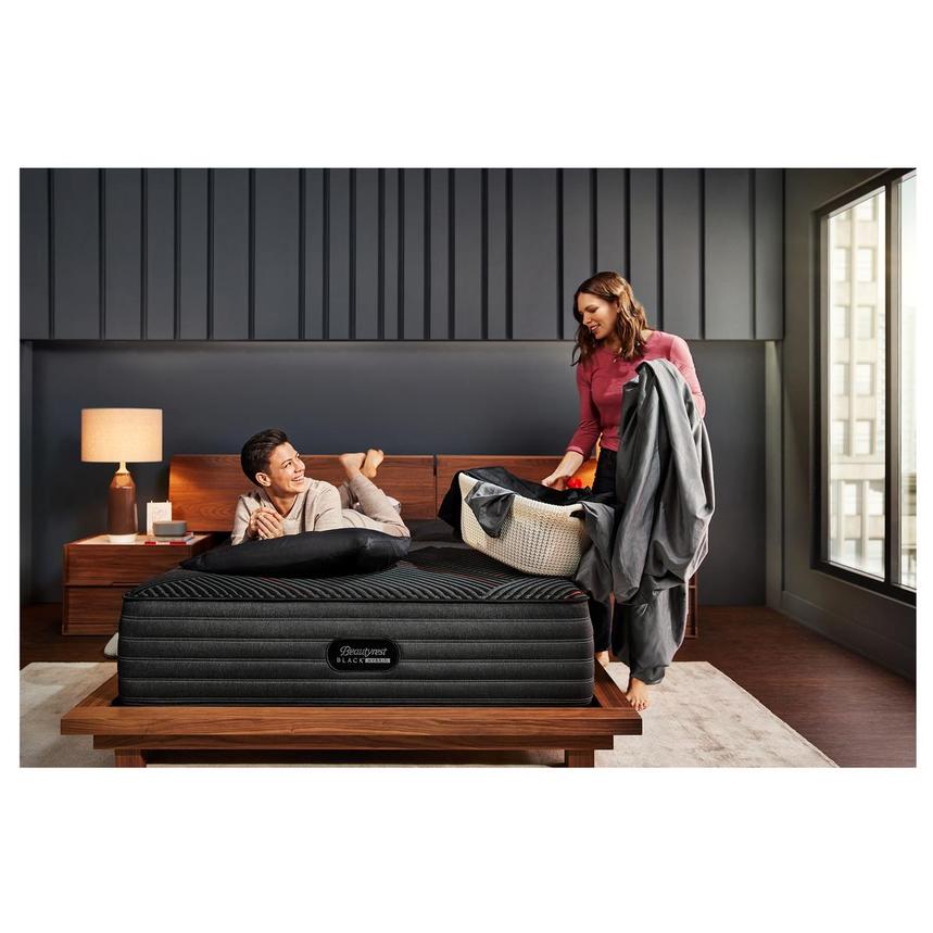 BRB-CX-Class Hybrid-Firm King Mattress w/Low Foundation by Simmons Beautyrest Black  alternate image, 2 of 5 images.