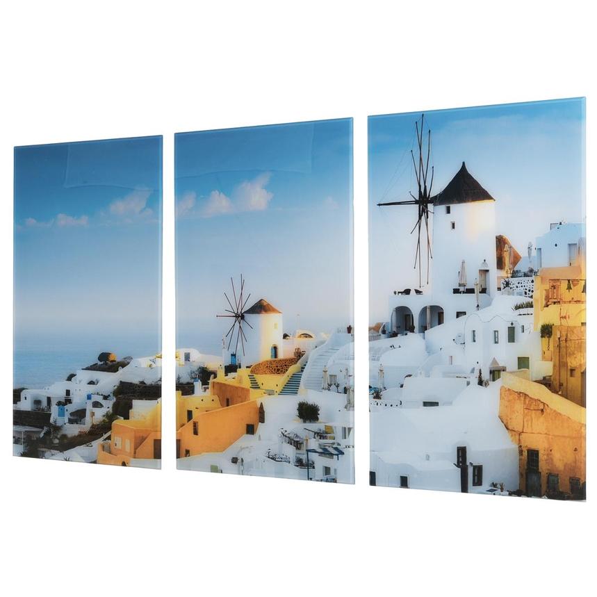 Mykonos Set of 3 Acrylic Wall Art alternate image, 2 of 2 images.