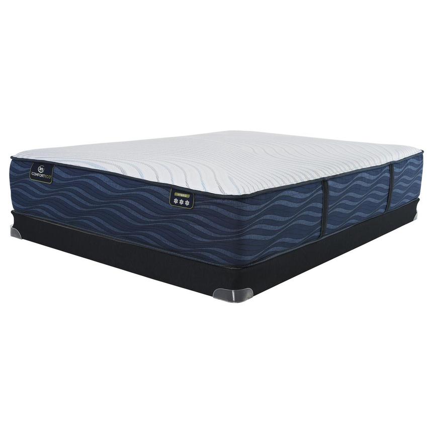 S30LTX Hybrid-Med Soft King Mattress w/Low Foundation by Serta iComfortECO  main image, 1 of 5 images.