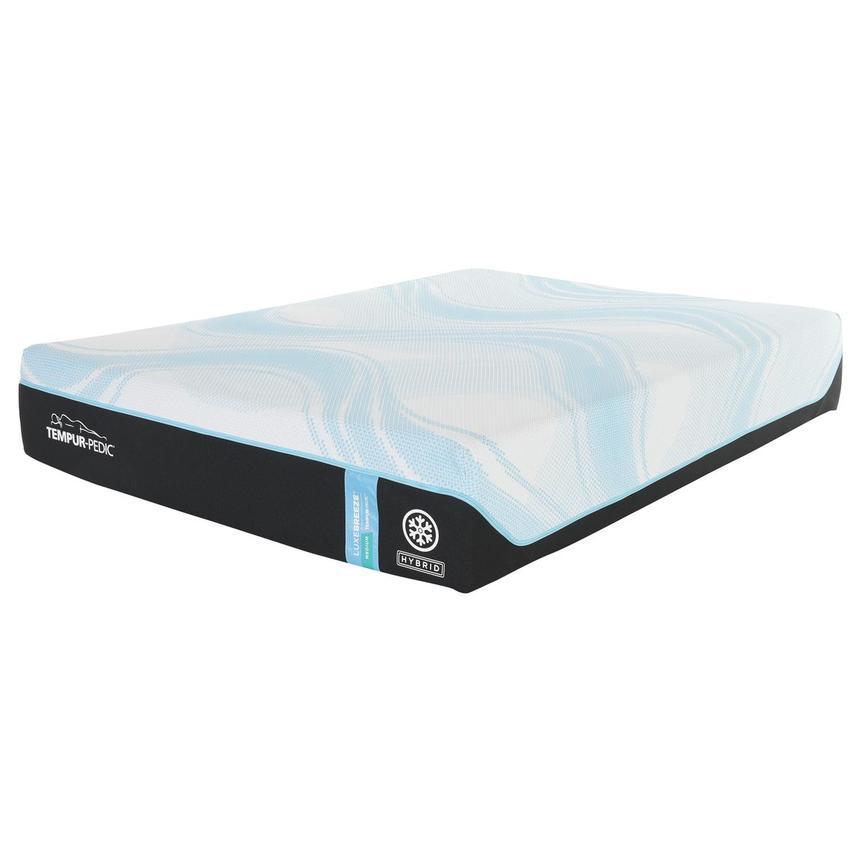 LuxeBreeze Hybrid-Medium Queen Mattress by Tempur-Pedic  main image, 1 of 3 images.