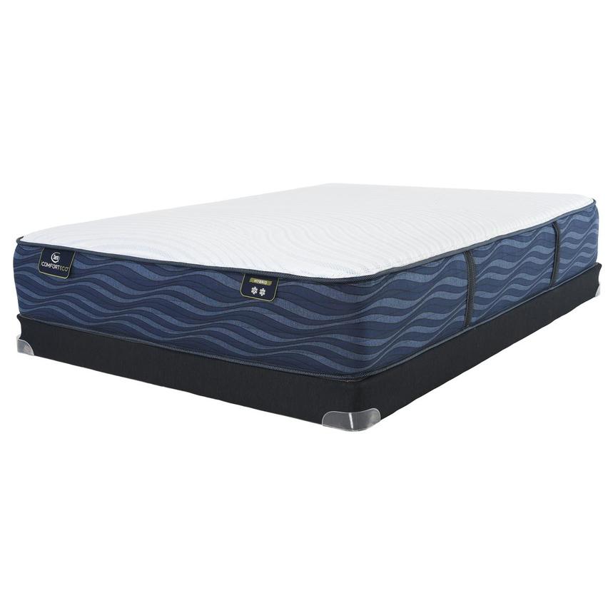 S15GL-Hybrid-Firm Queen Mattress w/Low Foundation by Serta iComfortECO  main image, 1 of 5 images.