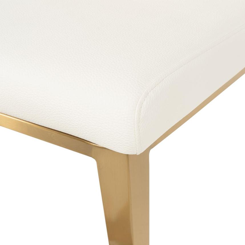 Hyde White/Gold Side Chair  alternate image, 7 of 8 images.