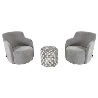 Joey II Gray 3-Piece Living Set
