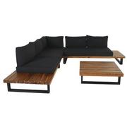 Bask Gray 3-Piece Patio Set  alternate image, 3 of 7 images.