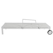 Mykonos White Chaise Lounge  alternate image, 4 of 5 images.