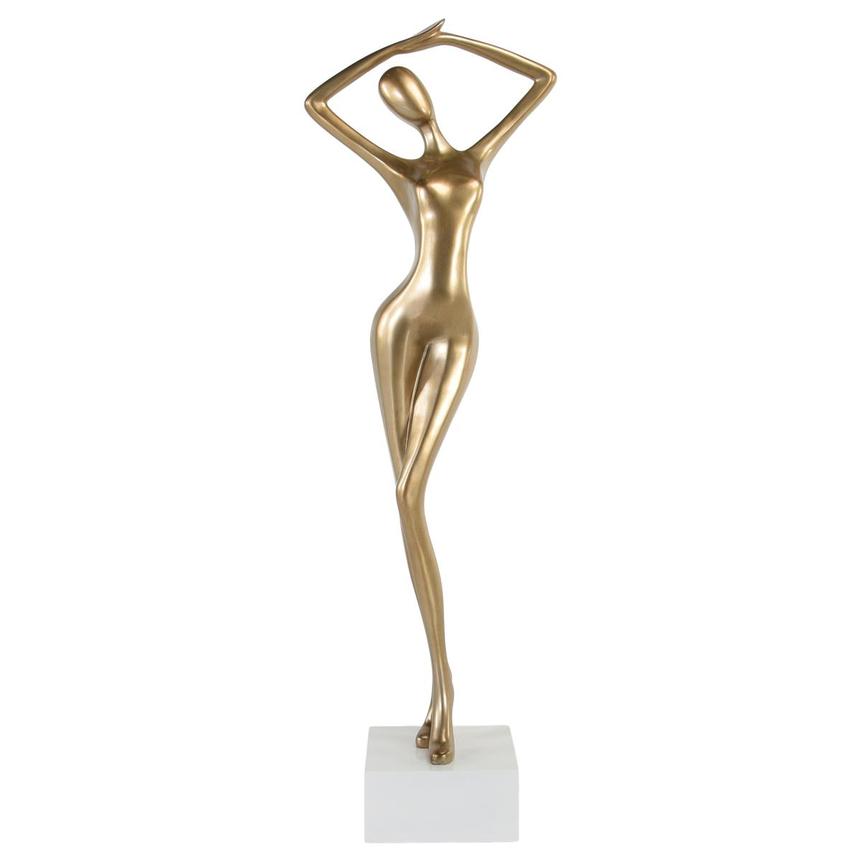 Sensual Gold Floor Sculpture  main image, 1 of 3 images.