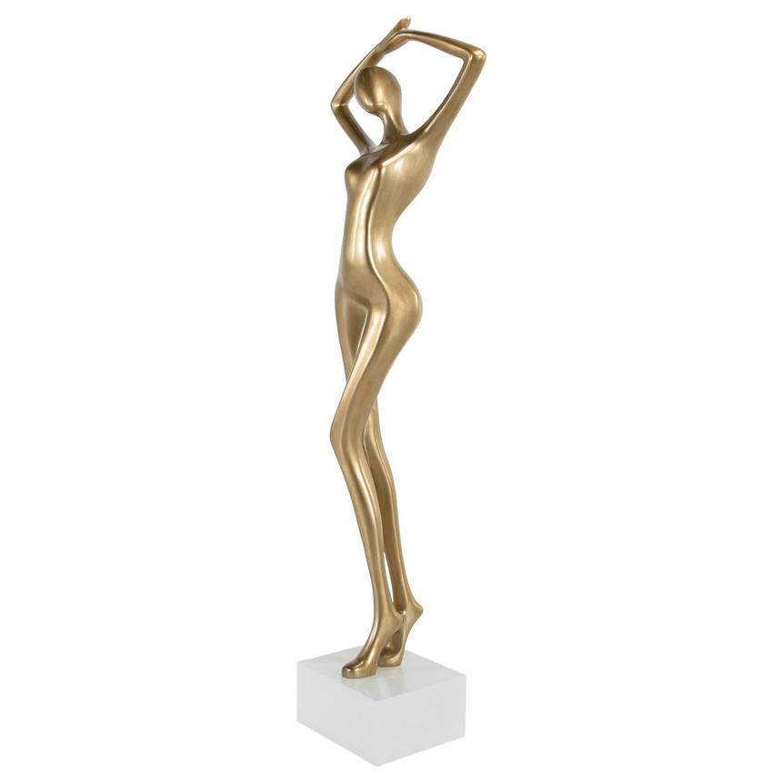 Sensual Gold Floor Sculpture alternate image, 2 of 3 images.