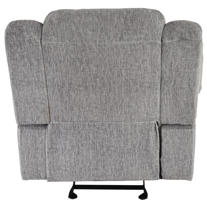 Gray fabric recliner hot sale