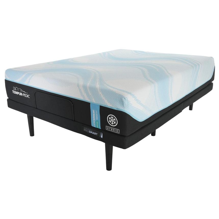 LuxeBreeze Hybrid-Medium King Mattress w/Ergo® ProSmart Powered Base by Tempur-Pedic  alternate image, 3 of 5 images.