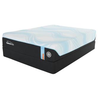 LuxeBreeze-Firm King Mattress w/Regular Foundation by Tempur-Pedic