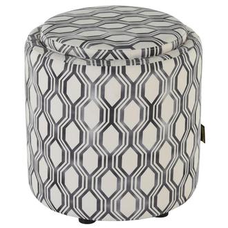 Office Star™ Metro Storage Ottoman, Blue