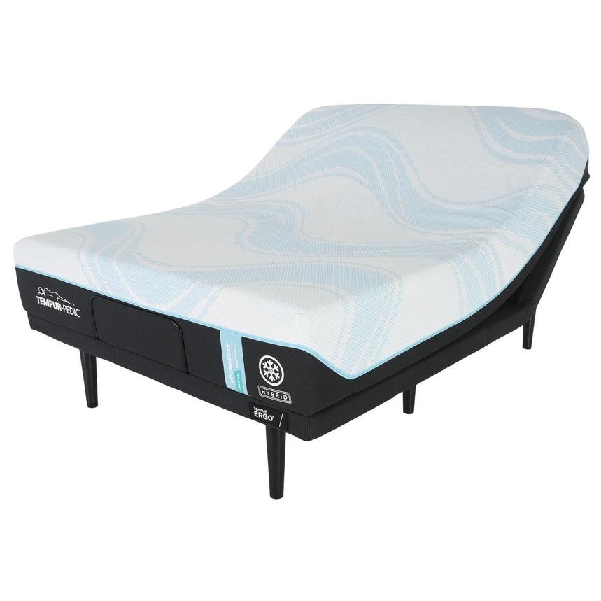 ProBreeze Hybrid-Medium Queen Mattress w/Ergo® 3.0 Powered Base by Tempur-Pedic  main image, 1 of 5 images.