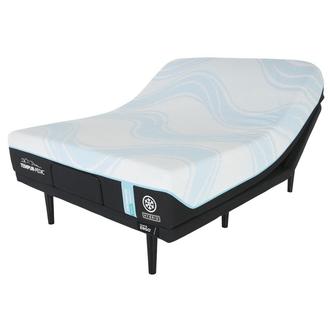 ProBreeze Hybrid-Medium Queen Mattress w/Ergo® 3.0 Powered Base by Tempur-Pedic