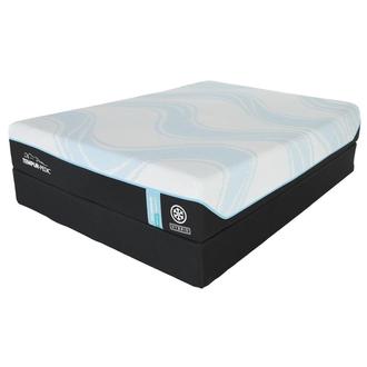 ProBreeze Hybrid-Medium Queen Mattress w/Low Foundation by Tempur-Pedic
