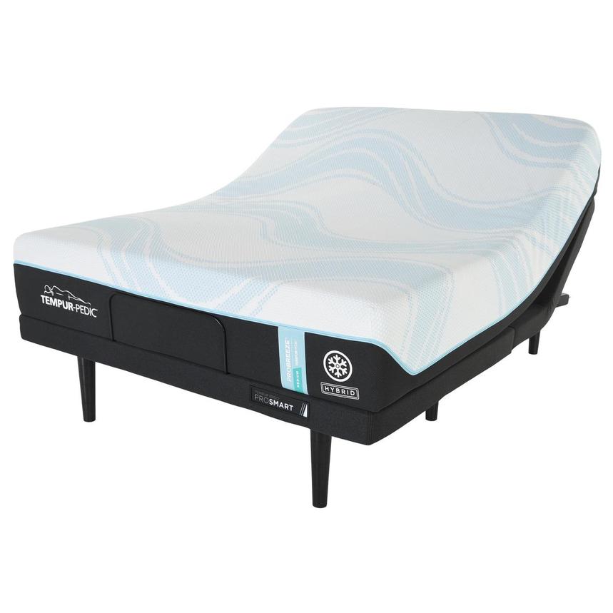 ProBreeze Hybrid-Medium Queen Mattress w/Ergo® ProSmart Powered Base by Tempur-Pedic main image, 1 of 5 images.