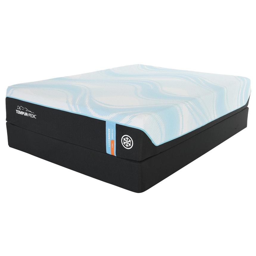 LuxeBreeze-Firm Queen Mattress w/Regular Foundation by Tempur-Pedic main image, 1 of 4 images.