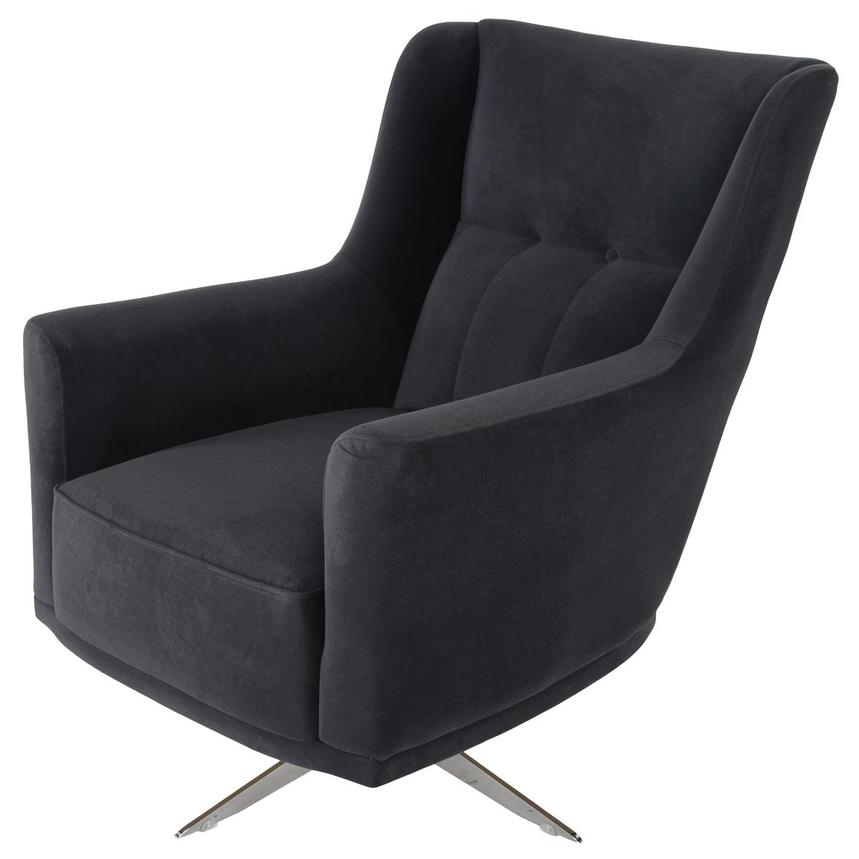Loretto Navy Swivel Accent Chair El Dorado Furniture