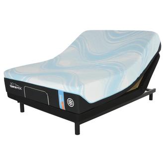 LuxeBreeze-Firm Twin XL Mattress w/Ease® Powered Base by Stearns & Foster