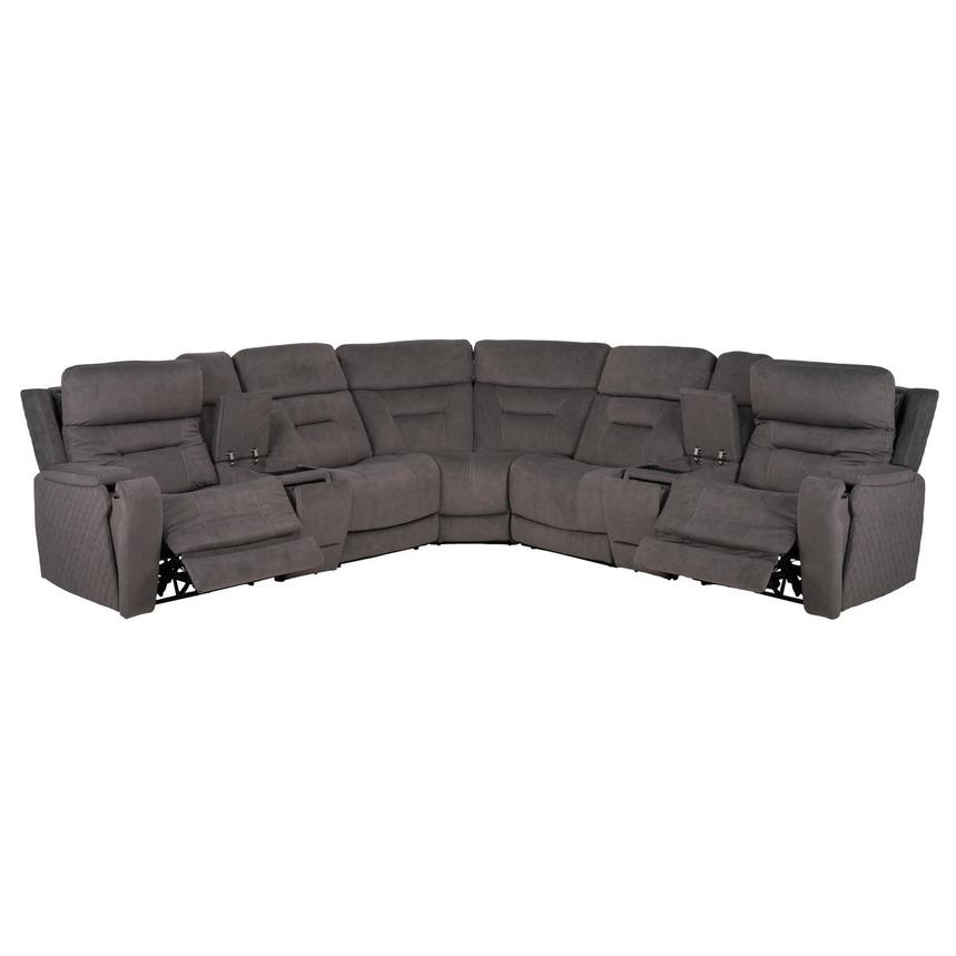 Gajah Power Reclining Sectional with 7PCS/3PWR  alternate image, 2 of 11 images.