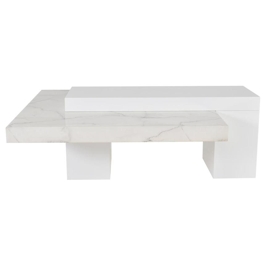 Beluga White Coffee Table  main image, 1 of 4 images.