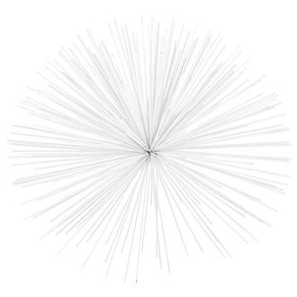 Spiky White Small Wall Decor