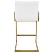 Carlyn White/Gold Counter Stool  alternate image, 3 of 6 images.