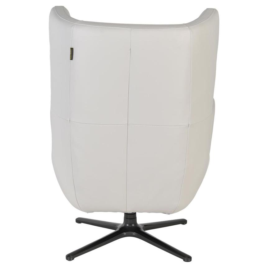 Domenico White Leather Accent Chair  alternate image, 4 of 7 images.