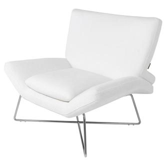 Maisey White Accent Chair