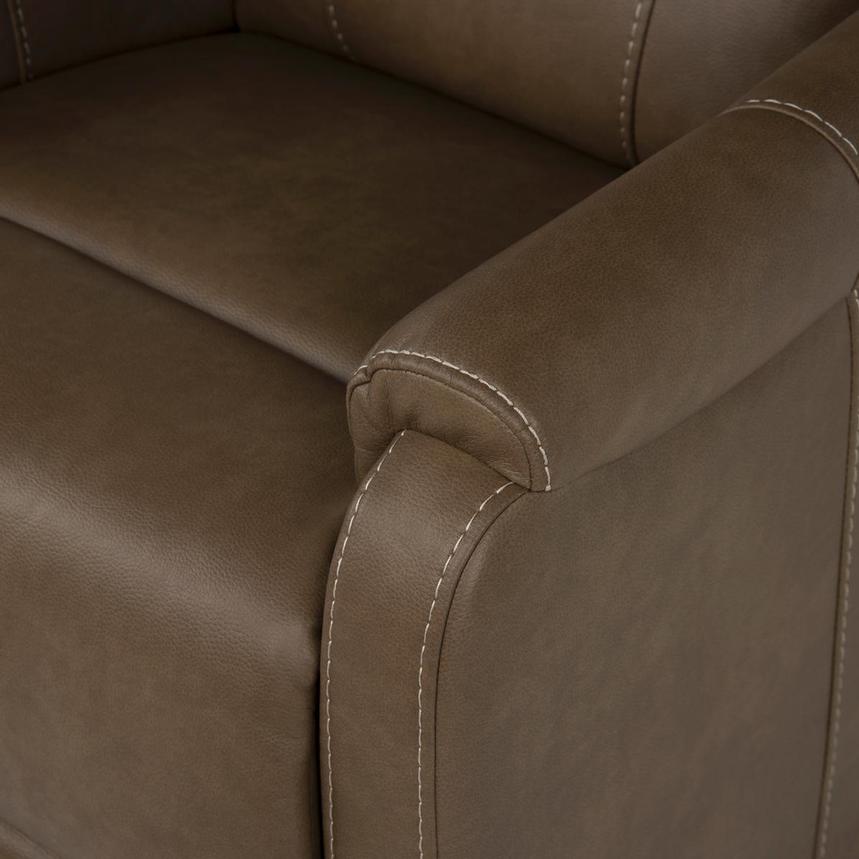 Dove Brown Power Lift Recliner w/Massage & Heat  alternate image, 7 of 9 images.