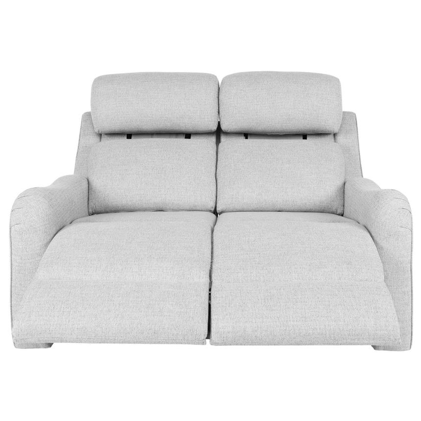 Grise Power Reclining Loveseat  alternate image, 2 of 9 images.