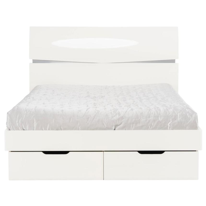 Brighton White Full Storage Bed | El Dorado Furniture