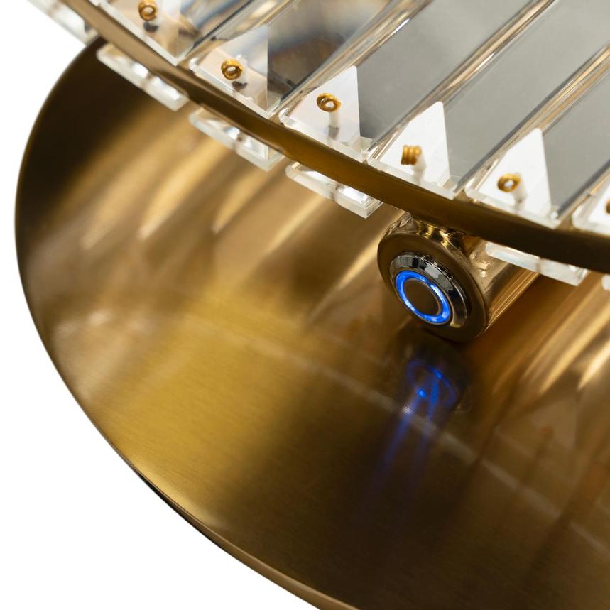 Curve II Gold Left Table Lamp  alternate image, 8 of 8 images.