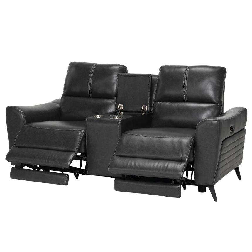 Tale Power Reclining Sofa w/Console  alternate image, 2 of 12 images.