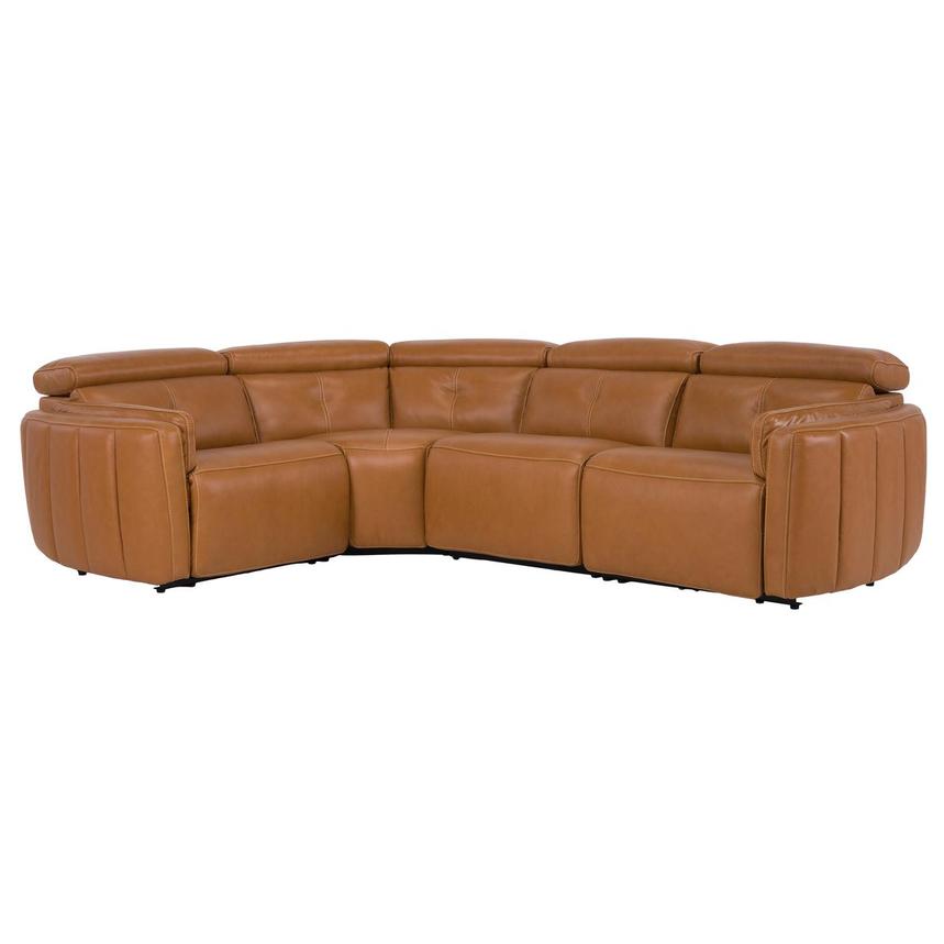 Kamet Leather Power Reclining Sectional with 4PCS/2PWR  main image, 1 of 7 images.