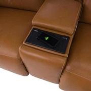 Kamet Leather Power Reclining Sectional with 6PCS/3PWR  alternate image, 7 of 10 images.