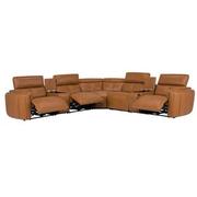 Kamet Leather Power Reclining Sectional with 7PCS/3PWR  alternate image, 2 of 8 images.